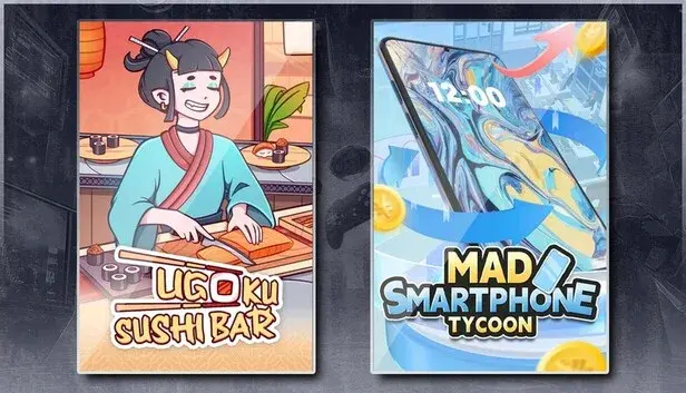 Ugoku Sushi Bar & Mad Smartphone Tycoon