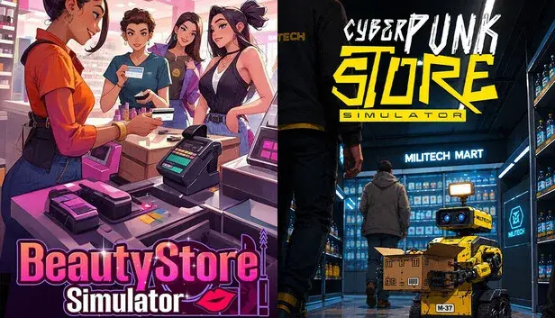 Cyberpunk Store Simulator & Beauty Store Simulator