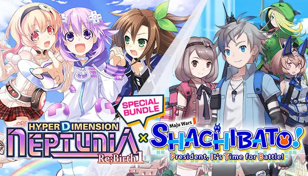 Shachibato! × Hyperdimension Neptunia Re;Birth1