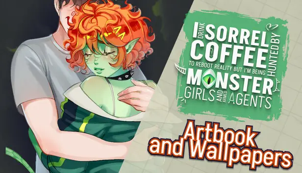 I drink Sorrel Coffee to reboot reality, but I'm being hunted by Monster Girls and armed agents - Artbook and Wallpapers