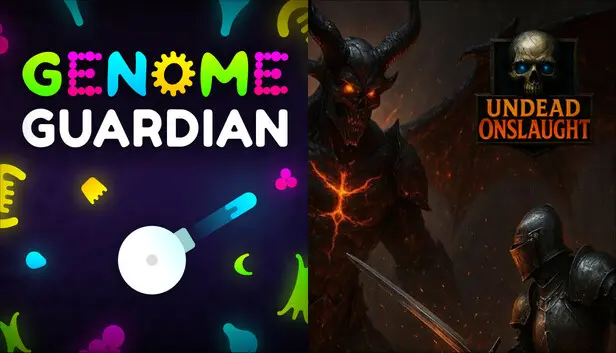 🧬 Genome Guardian × Undead Onslaught 👿: Action Roguelikes