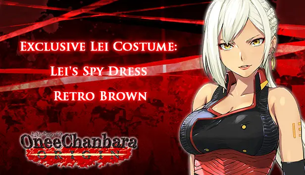 OneeChanbara ORIGIN - Exclusive Lei Costume: Lei's Spy Dress: Retro Brown