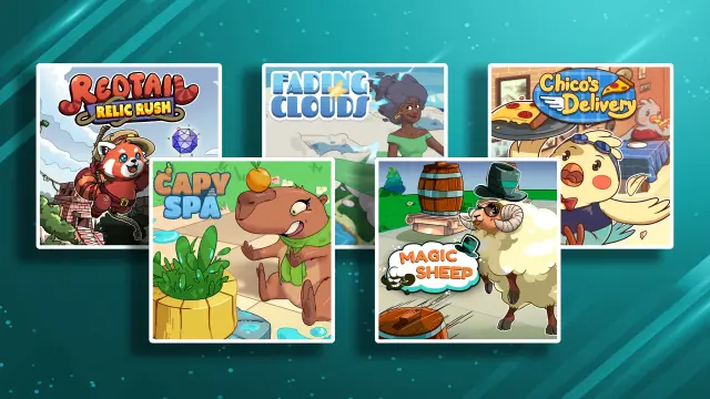 Capy Spa + Chico's Delivery + Fading Clouds + Magic Sheep + Redtail Relic Rush (Bundle) - Xbox One & Series