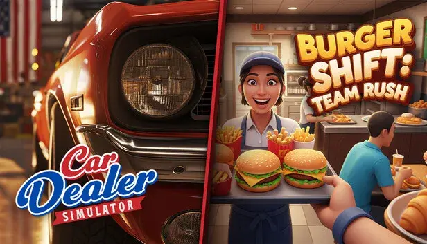 Car Dealer Simulator x Burger Shift: Team Rush