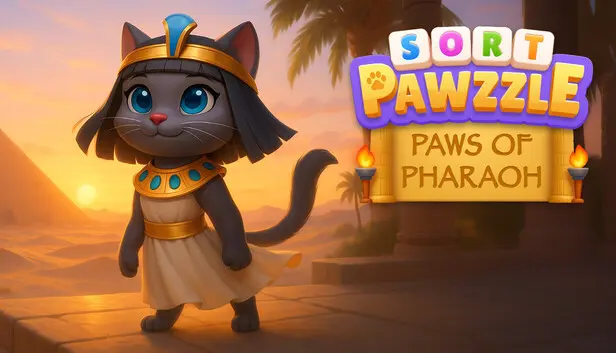 Sort Pawzzle: Paws of Pharaoh Full Version Unlock
