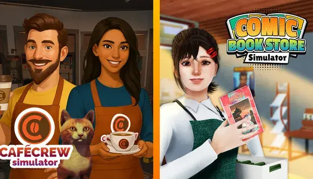 Cafe Crew in Comic Book Store