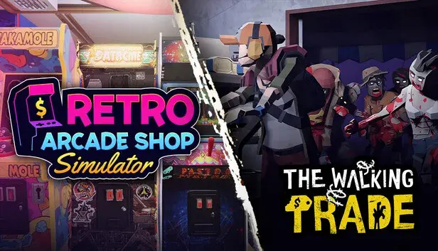 Retro Arcade Shop Simulator x The Walking Trade