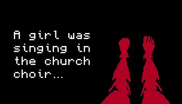 A girl was singing in the church choir…