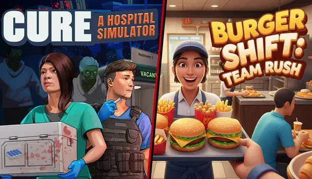 CURE - A Hospital Simulator x Burger Shift: Team Rush