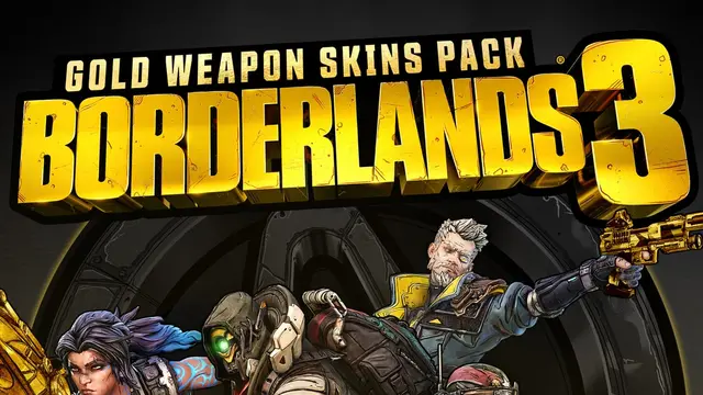 Borderlands 3 Gold Weapon Skins Pack (PS4 & PS5)