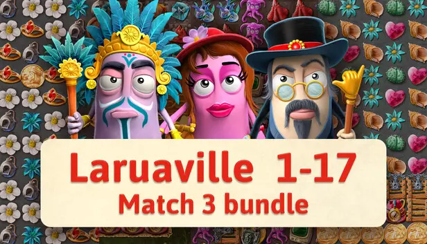 Laruaville all 17 games Match 3 bundle