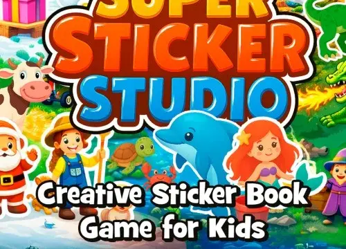 Super Sticker Studio - Creative Sticker Book Game for Kids - Switch