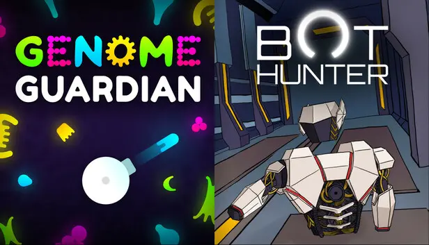 𧬠Genome Guardian Γ Bot Hunter π€: Gun-building Roguelikes