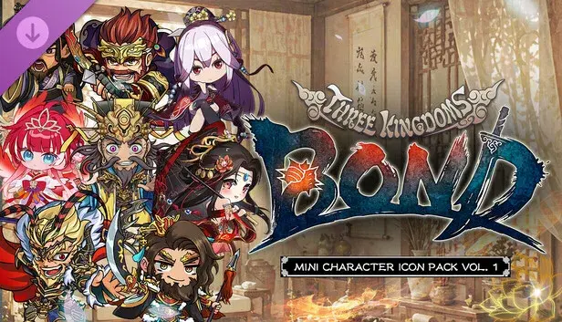 Three Kingdoms:BOND - Mini Character Icon Pack Vol. 1