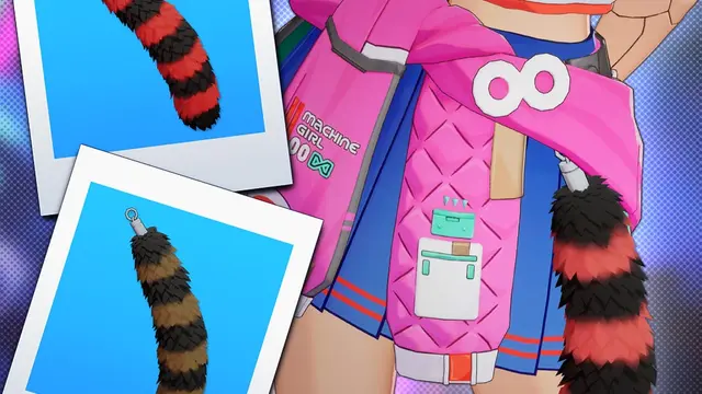 Accessory: "Raccoon Tail" in 2 Color Varieties (PS5)