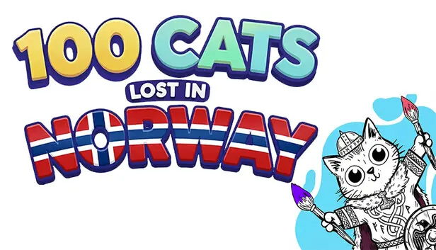100 Cats Lost in Norway Find & Color