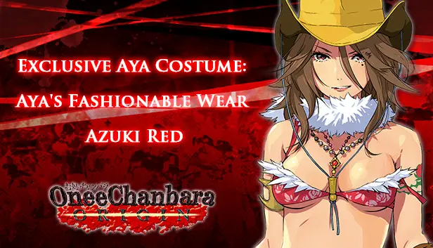 OneeChanbara ORIGIN - Exclusive Aya Costume: Aya's Fashionable Wear: Azuki Red