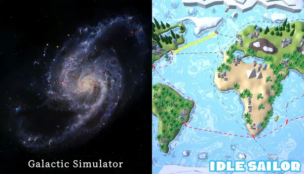 Galactic Simulator & Idle Sailor