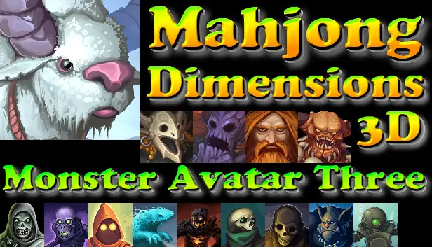 Mahjong Dimensions 3D - Monster Avatar Three