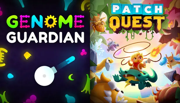 Monster & Microbe Roguelikes: 🧬 Genome Guardian × Patch Quest 🍍