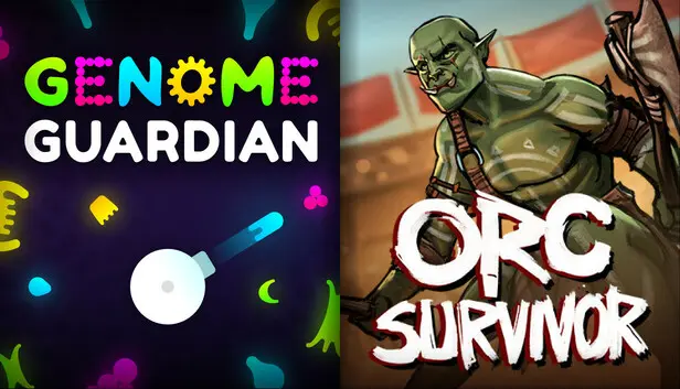 Bullet Hell Horde Survival Roguelikes: π¬ Genome Guardian Γ Orc Survivor π·