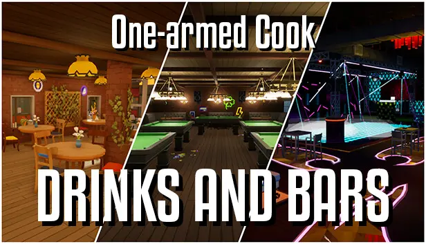One-armed Cook: Drinks and bars pack