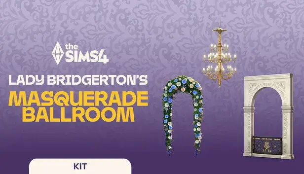 The Sims 4 Lady Bridgerton’s Masquerade Ballroom Kit