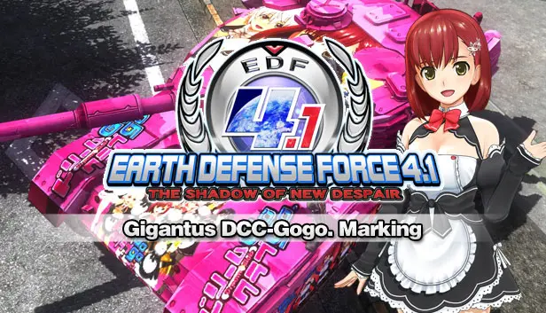 EARTH DEFENSE FORCE 4.1 - Air Raider Weapons: Gigantus DCC-Gogo. Marking