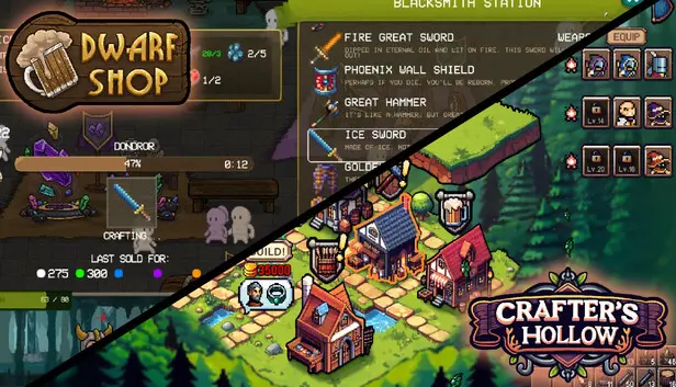 Dwarf Shop + Crafter's Hollow