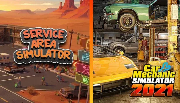 Service Area Simulator and Car Mechanic Simulator 2021