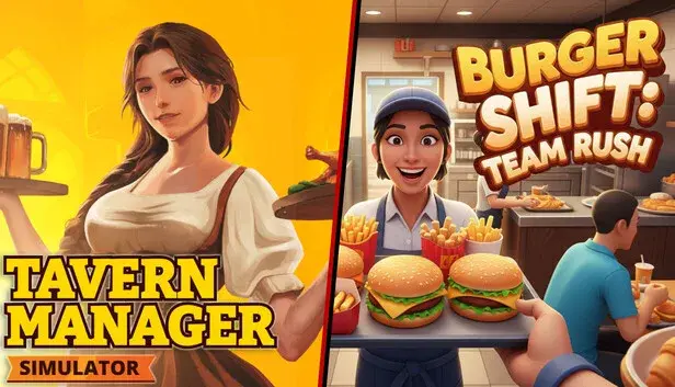 Tavern Manager Simulator x Burger Shift: Team Rush