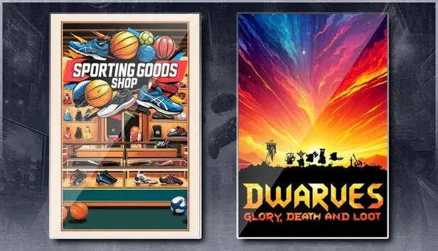 Sporting Goods Shop & Dwarves: Glory, Death and Loot