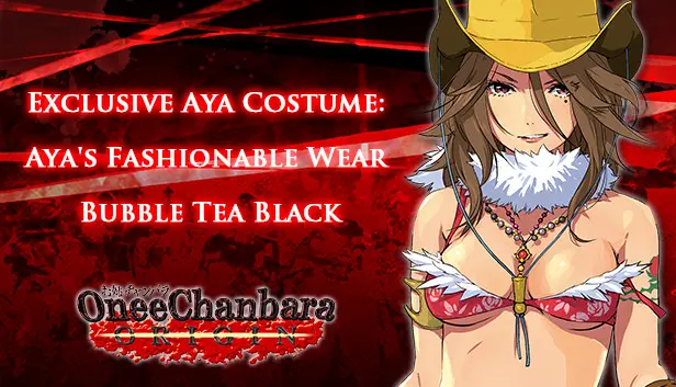 OneeChanbara ORIGIN - Exclusive Aya Costume: Aya's Fashionable Wear: Bubble Tea Black