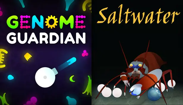 🧬 Genome Guardian × Saltwater 🦞: Survival Roguelite Shooters