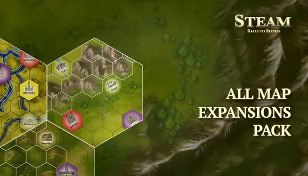 Steam: Rails to Riches - All Map Expansions