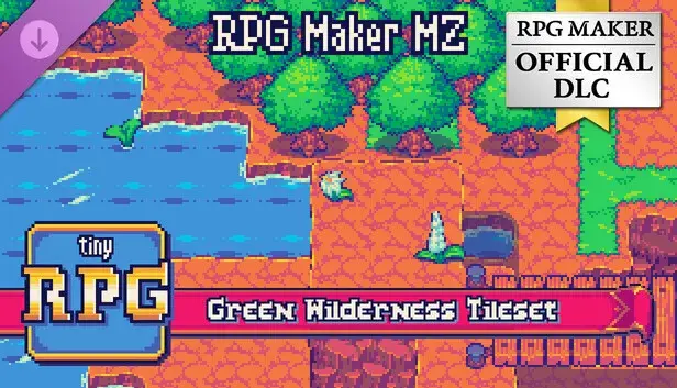 RPG Maker MZ - TinyRPG - Green Wilderness Tileset