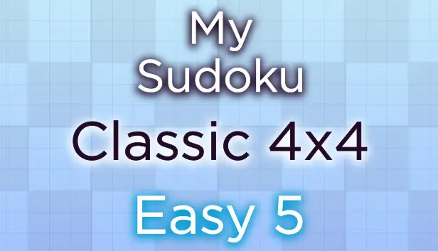 My Sudoku - Classic 4x4 Easy 5