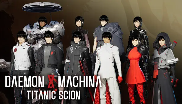 Daemon X Machina: Titanic Scion - Sovereign Axiom Outfit Set