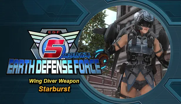 EARTH DEFENSE FORCE 5 - Wing Diver Weapon: Starburst