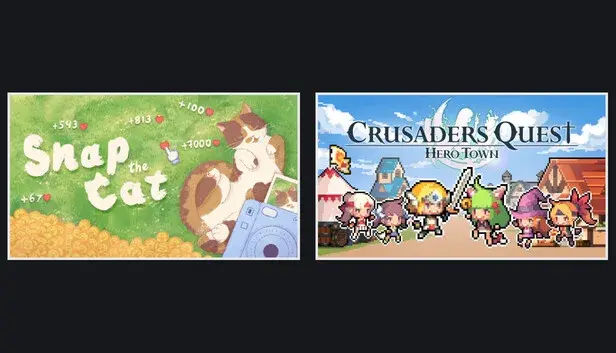 Snap the Cat + Crusaders Quest : Hero Town