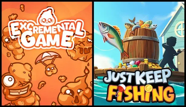 Excremental Game x Just Keep Fishing