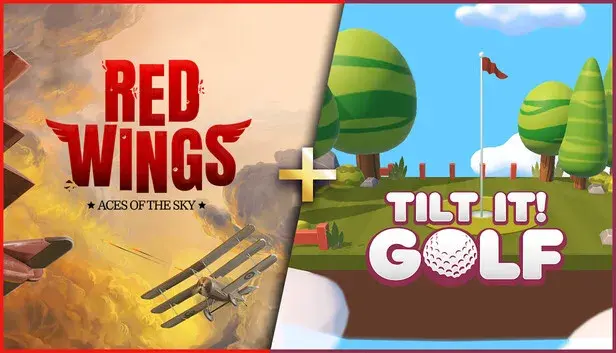 Tilt It! Golf + Red Wings: Aces of the Sky