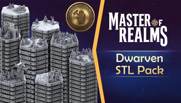 Master Of Realms β Dwarven STL Pack