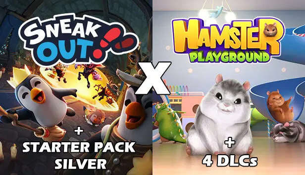 Sneak Out! Starter Pack Silver + Hamster Playground & DLCs Bundle