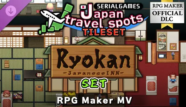 RPG Maker MV - SERIALGAMES Japan travel spots Ryokan-Japanese INN SET
