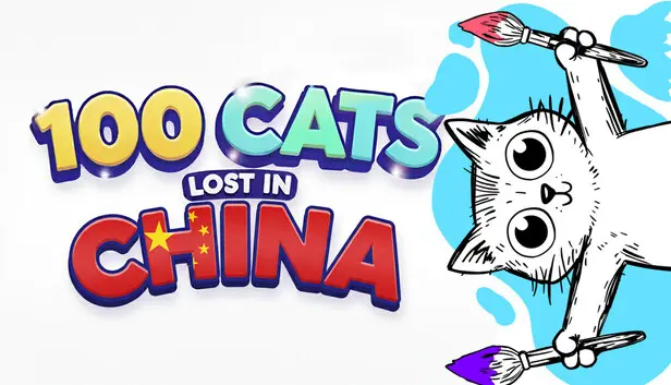100 Cats Lost in China Find & Color