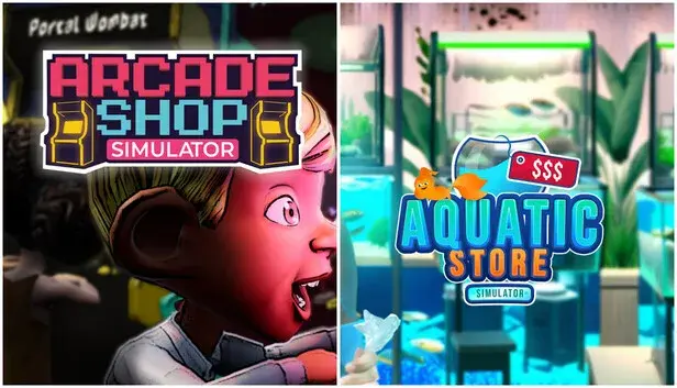 Aquatic Store and Arcade Shop Together