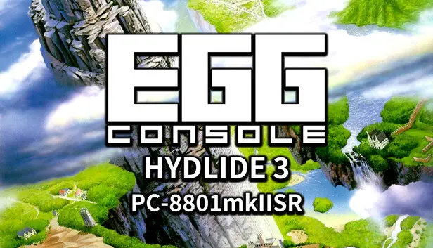 EGGCONSOLE HYDLIDE3 PC-8801mkIISR