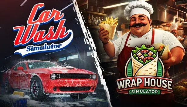 Car Wash Simulator x Wrap House Simulator