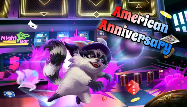 Roxy Raccoon's Pinball Panic - American Anniversary